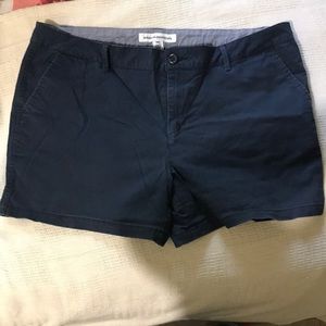Navy Blue Khaki Shorts